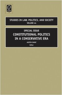 cover of the book Special Issue: Constitutional Politics in a Conservative Era (Studies in Law, Politics, and Society)