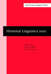 cover of the book Historical linguistics 2001: Selected papers from the 15th International Conference on Historical Linguistics, Melbourne, 13-17 August 2001