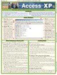 cover of the book Access XP Laminate Reference Chart (Quickstudy: Computer)