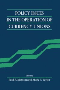 cover of the book Policy issues in the operation of currency unions