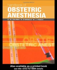 cover of the book Handbook of Obstetric Anesthesia (Clinical References)