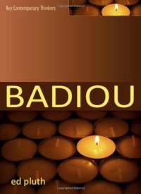 cover of the book Badiou: A Philosophy of the New (Key Contemporary Thinkers)