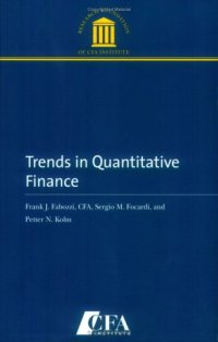 cover of the book Trends in Quantitative Finance