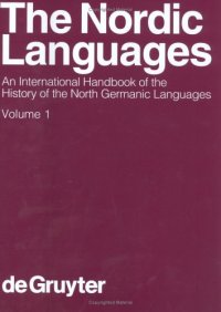 cover of the book The Nordic languages: an international handbook of the history of the North Germanic languages, V. 1