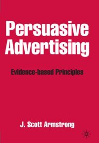 cover of the book Persuasive Advertising: Evidence-based Principles