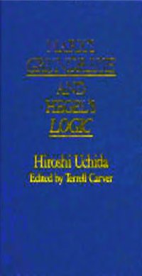 cover of the book Marx's Grundrisse and Hegel's Logic