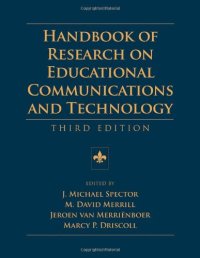 cover of the book Handbook of Research on Educational Communications and Technology (AECT Series)