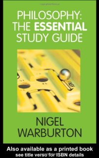 cover of the book Philosophy: The Essential Study Guide