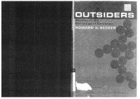 cover of the book Outsiders: Studies In The Sociology Of Deviance