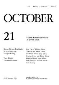 cover of the book October journal No.21 Summer (1982) - Rainer Werner Fassbinder