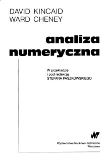 cover of the book Analiza numeryczna