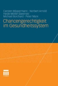 cover of the book Chancengerechtigkeit im Gesundheitssystem