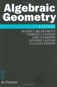 cover of the book Algebraic Geometry: A Volume in Memory of Paolo Francia ( De Gruyter Proceedings in Mathematics )