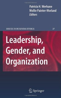 cover of the book Leadership, Gender, and Organization