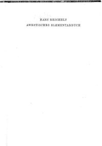 cover of the book Awestisches Elementarbuch