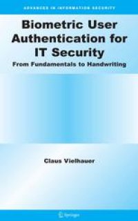 cover of the book Biometric User Authentication for it Security: From Fundamentals to Handwriting