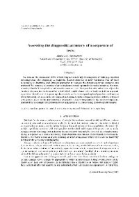 cover of the book Assessing the diagnostic accuracy of a sequence of tests