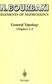 cover of the book Elements of Mathematics: General Topology, Pt.1