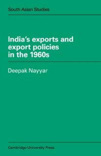 cover of the book India’s Exports and Export Policies in the 1960’s