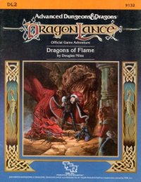 cover of the book Dragons of Flame (AD&D 2nd edition: Dragonlance DL2)