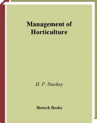 cover of the book Management Of Horticulture