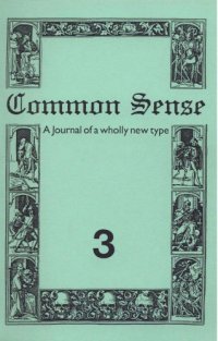 cover of the book Common Sense: Journal of the Edinburgh Conference of Socialist Economists vol 3