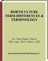 cover of the book Horticulture Term - Differences & Terminology