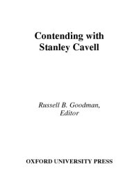 cover of the book Contending with Stanley Cavell