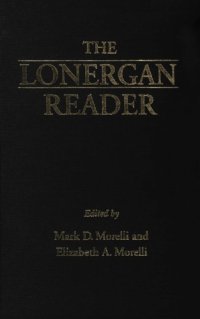 cover of the book The Lonergan reader