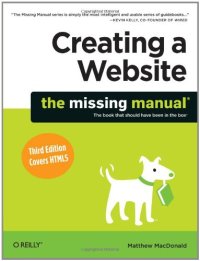 cover of the book Creating a Website: The Missing Manual