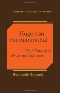 cover of the book Hugo von Hofmannsthal: The Theaters of Consciousness