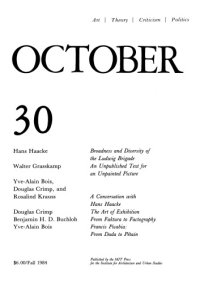 cover of the book October journal No.30 Autumn (1984)