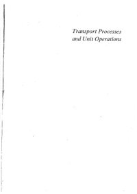 cover of the book Transport processes and unit operations