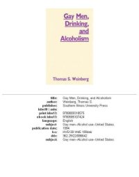 cover of the book Gay men, drinking, and alcoholism