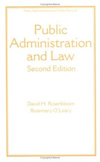 cover of the book Public administration and law