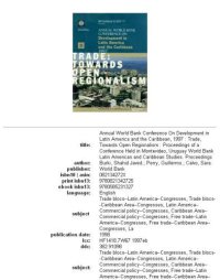 cover of the book Annual World Bank Conference on Development in Latin America and the Caribbean: proceedings of a conference held in ...