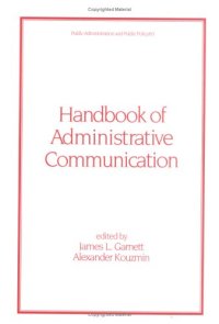 cover of the book Handbook of administrative communication