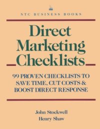 cover of the book Direct marketing checklists