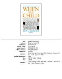 cover of the book When your child--