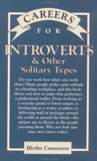 cover of the book Careers for introverts and other solitary types