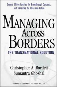 cover of the book Managing across borders: the transnational solution