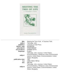 cover of the book Meeting the tree of life: a teachers' path