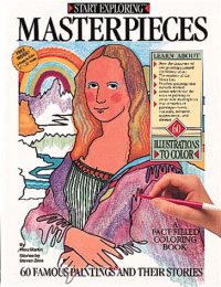 cover of the book Exploring Masterpieces: A Fact-Filled Coloring Book