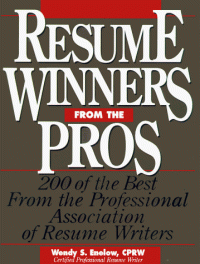 cover of the book Resume winners from the pros: 177 of the best from the Professional Association of Resume Writers