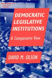 cover of the book Democratic legislative institutions: a comparative view