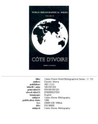 cover of the book Côte d'ivoire