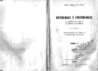 cover of the book Ontologia e cosmologia