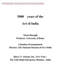 cover of the book 5000 Years of the Art of India