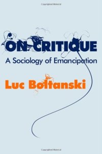 cover of the book On Critique: A Sociology of Emancipation