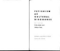 cover of the book Fetishism as Cultural Discourse